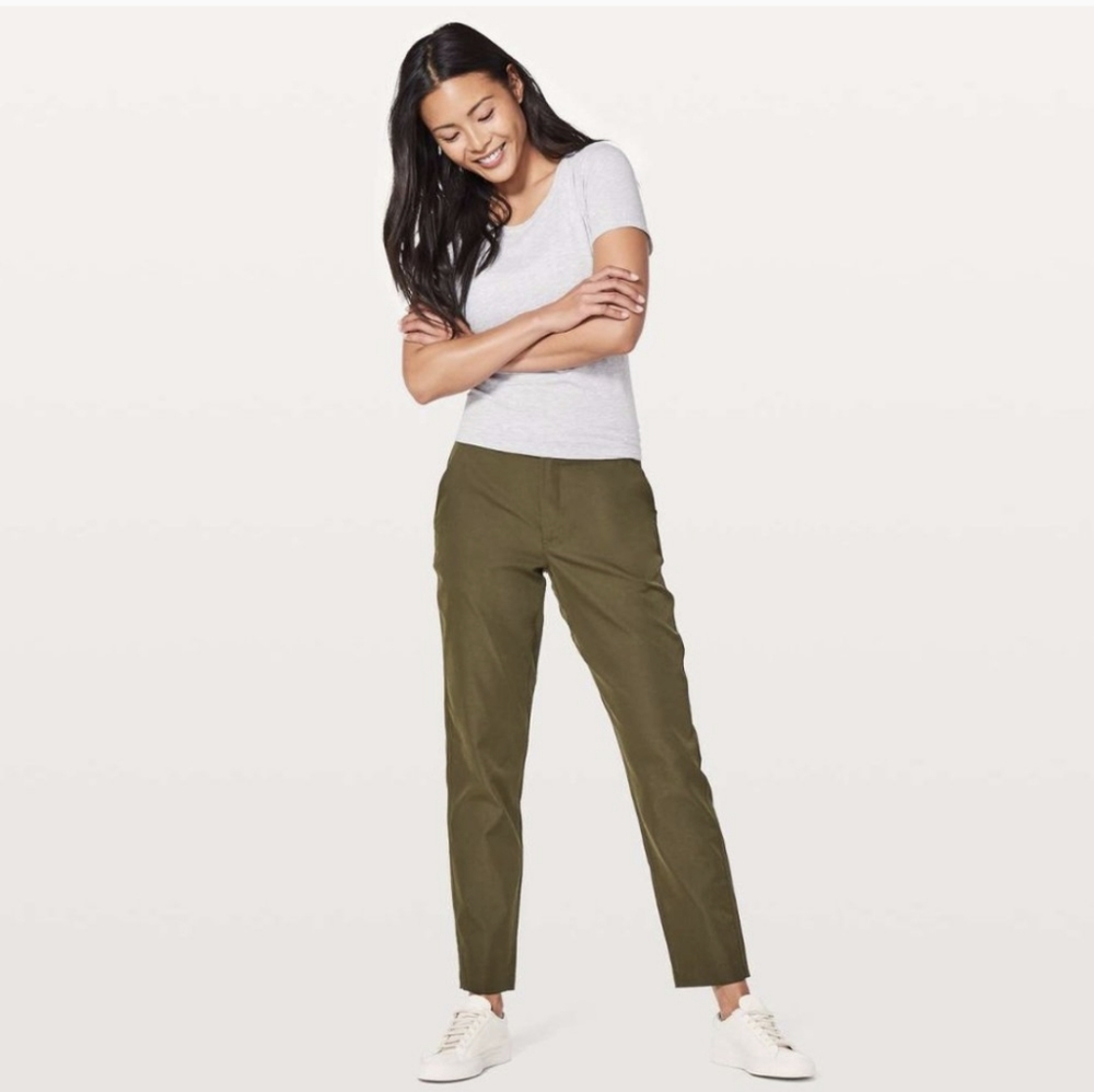 Navy Lululemon City Trek Trouser